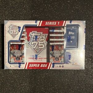 Topps Series 1 Super Box - Red, White, Blue Accents